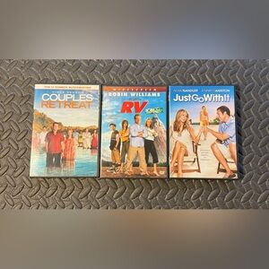 Comedy Movie DVD Set: Couples Retreat, RV & Just Go With It